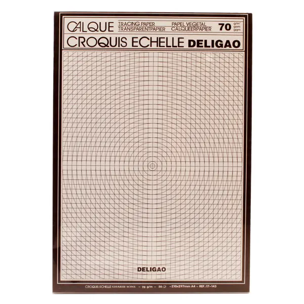 A4 Calque Tracing Paper Sketch Pad 70 and 90 gsm 50 Sheets